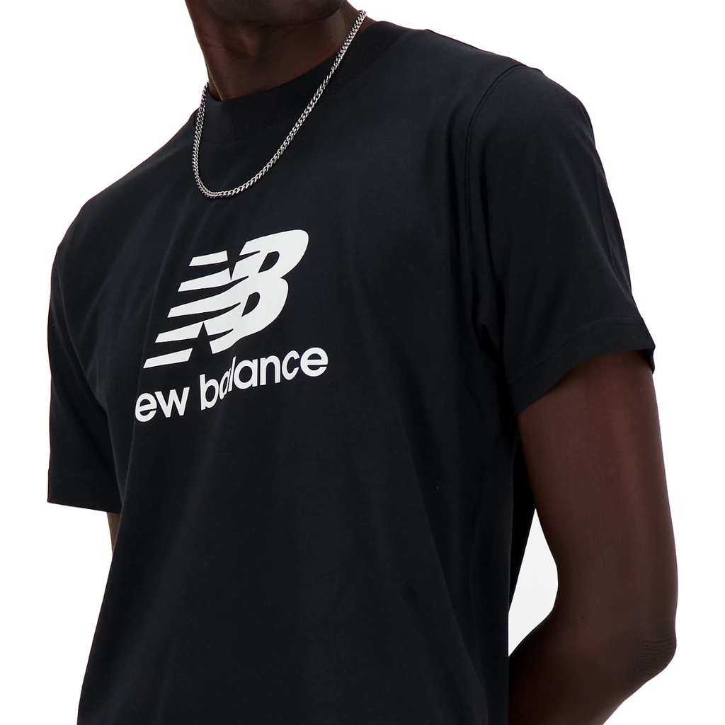 Camisetas NEW BALANCE Sport Essentials Logo MT41502 BK Negro 4