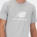 Camisetas NEW BALANCE Sport Essentials Logo MT41502 AG Gris 4