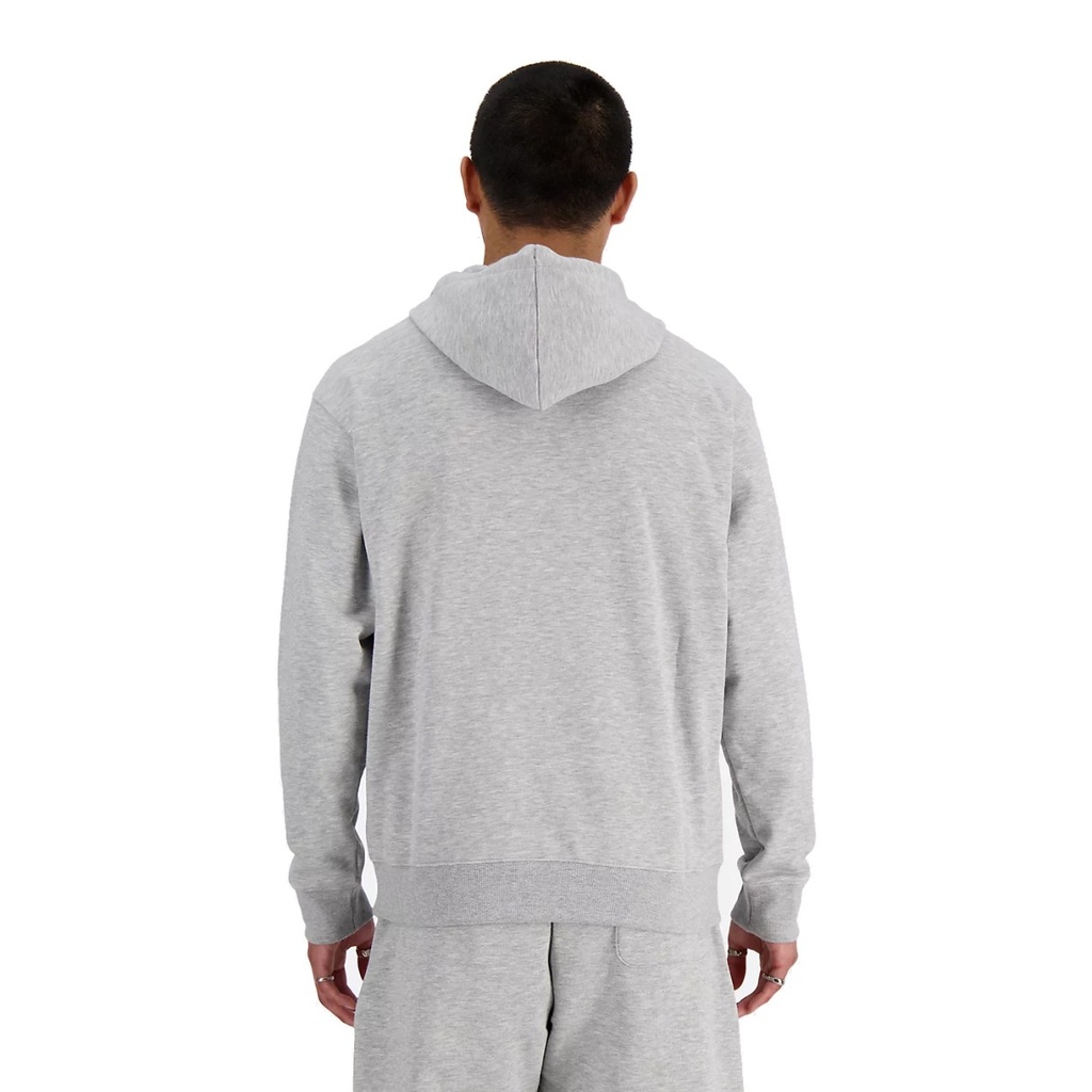 Sudaderas NEW BALANCE Sport Essentials French Terry Logo Hoodie MT41501 AG Gris 3
