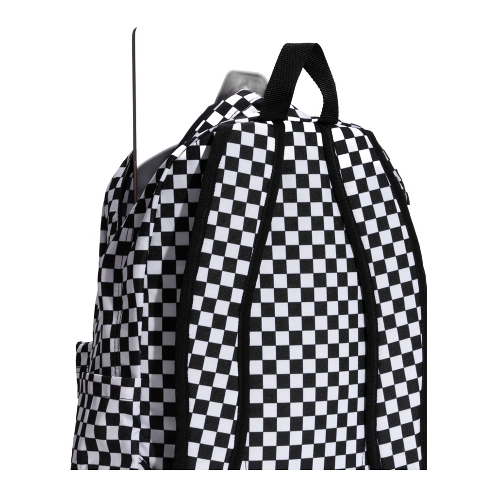 Mochila Vans Old Skool Check Negro/Blanco