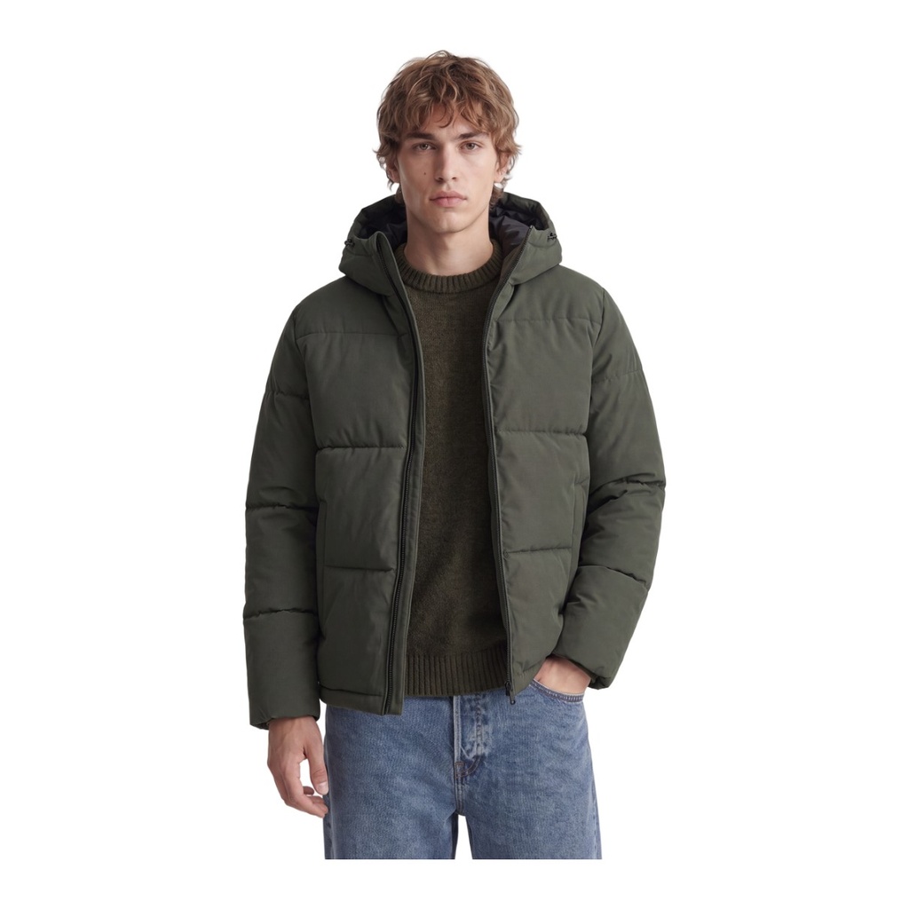 JJGALAXY Puffer Jacket Verde 3