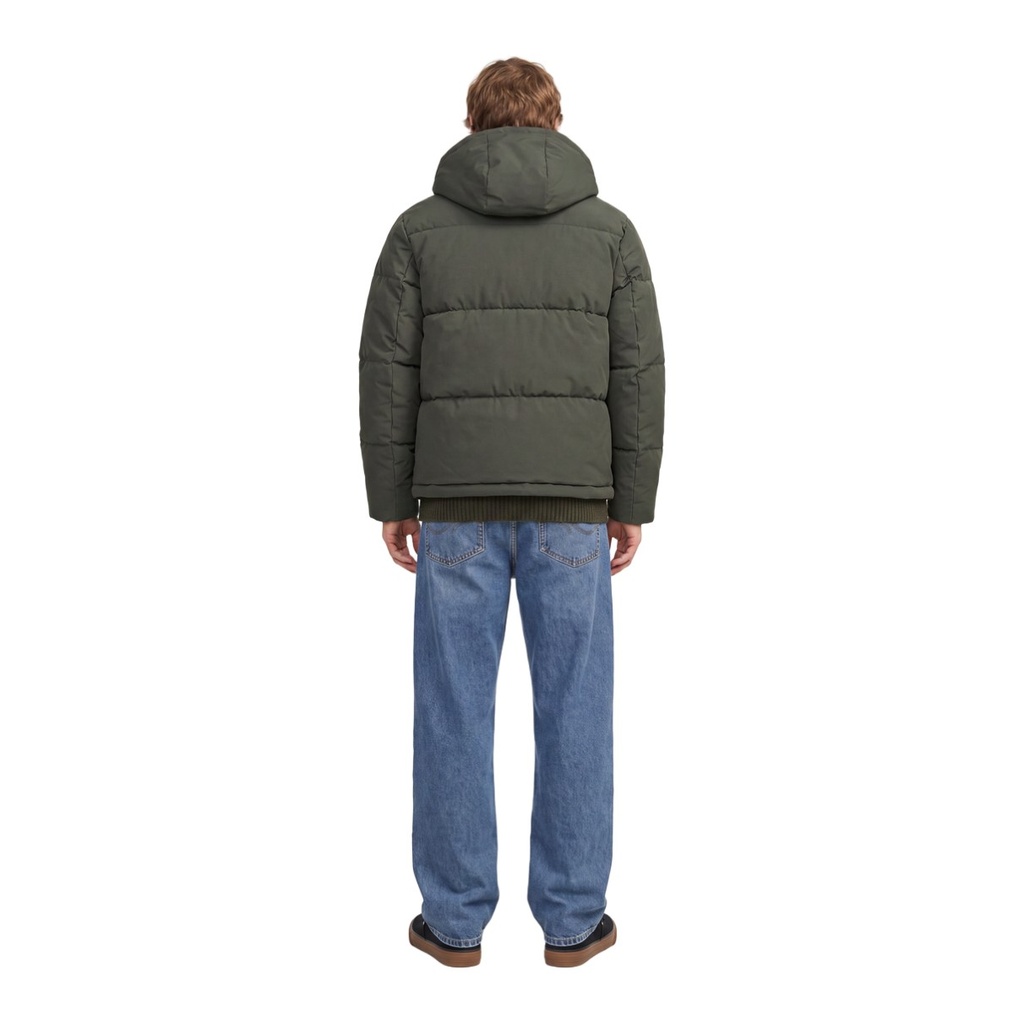 JJGALAXY Puffer Jacket Verde 4