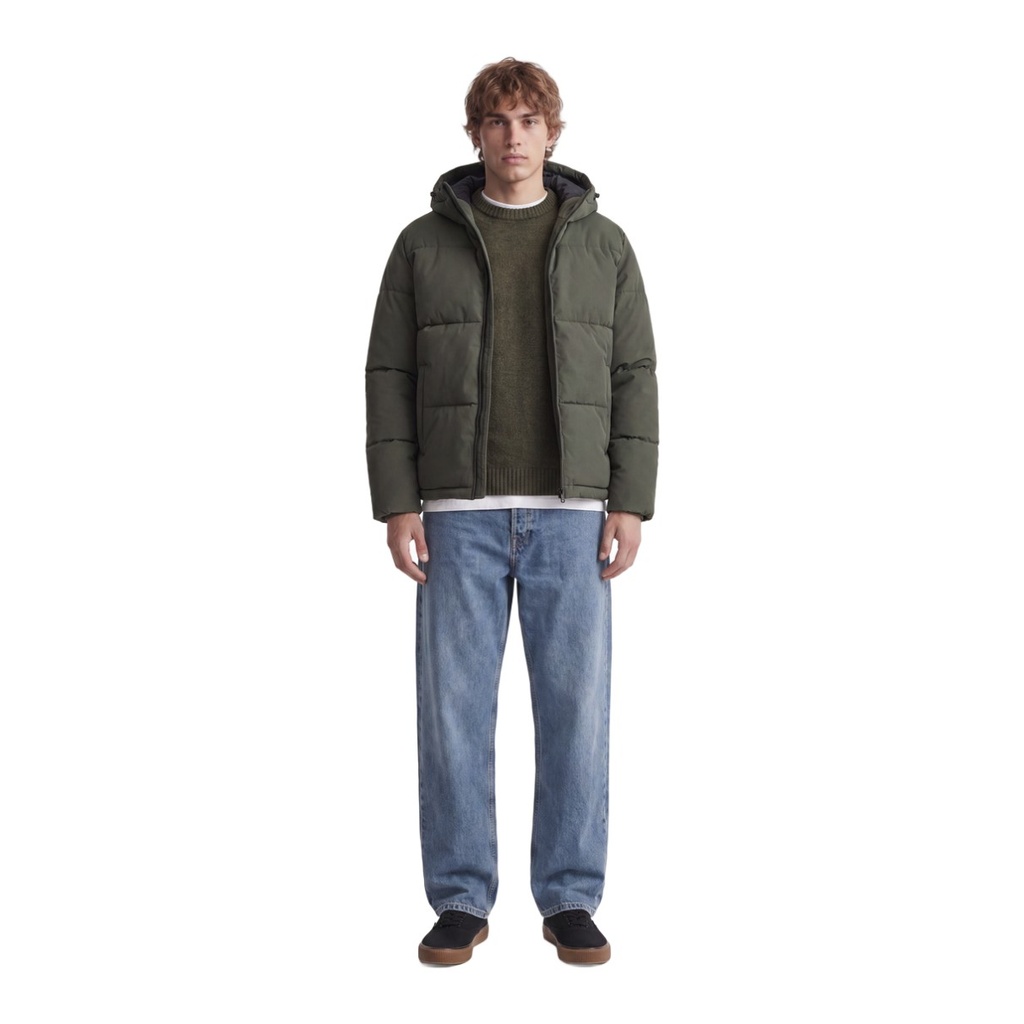 JJGALAXY Puffer Jacket Verde 5