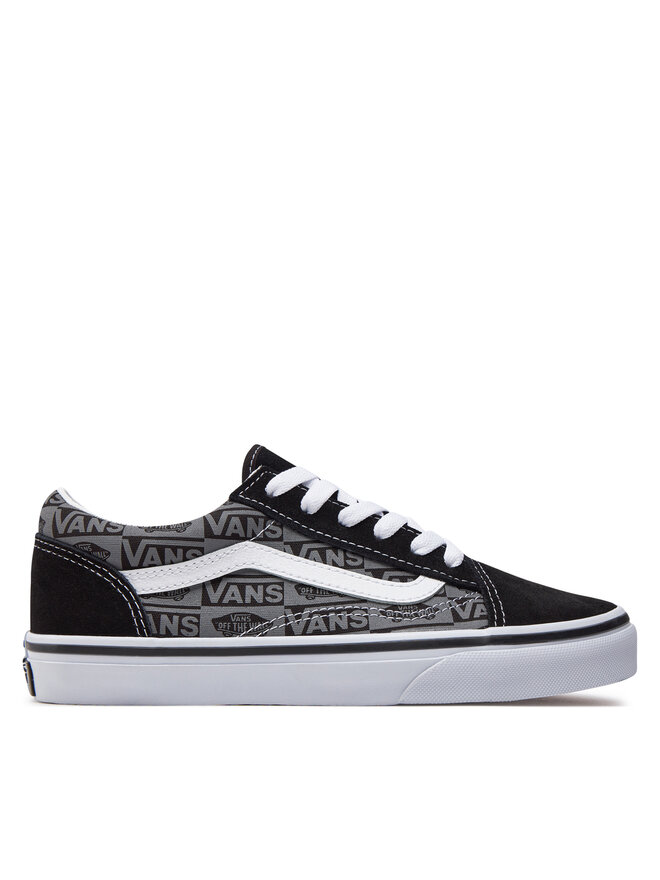 Zapatilla VANS JN OLD SKOOL LOGO VN0A5EE6N421 Negro - Vista principal