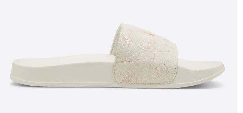 Chancla PUMA Leadcat 2.0 Crafted Flowers SS25 401321 02 Blanco