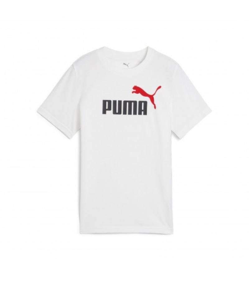 Camiseta PUMA ESS 2 COLOR No.1 Logo Tee B - PUMA White  685778 02 Blanco