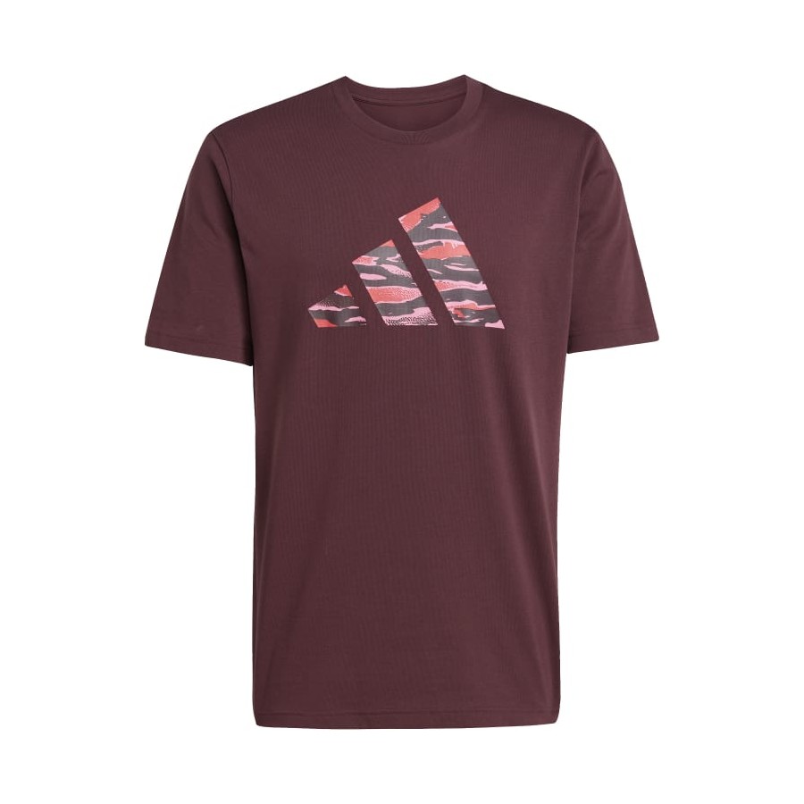 Camiseta ADIDAS M C CAMO LOGO T JI6769 Granate