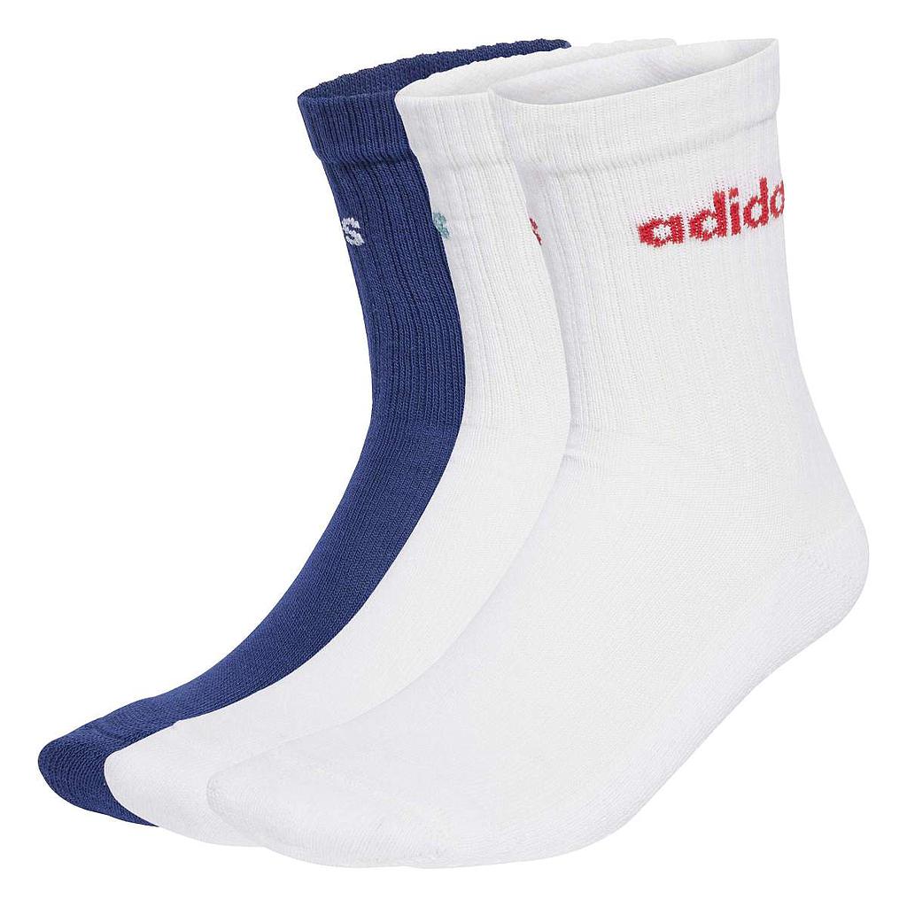 Calcetín ADIDAS C LIN CREW 3P JL6110 Azul
