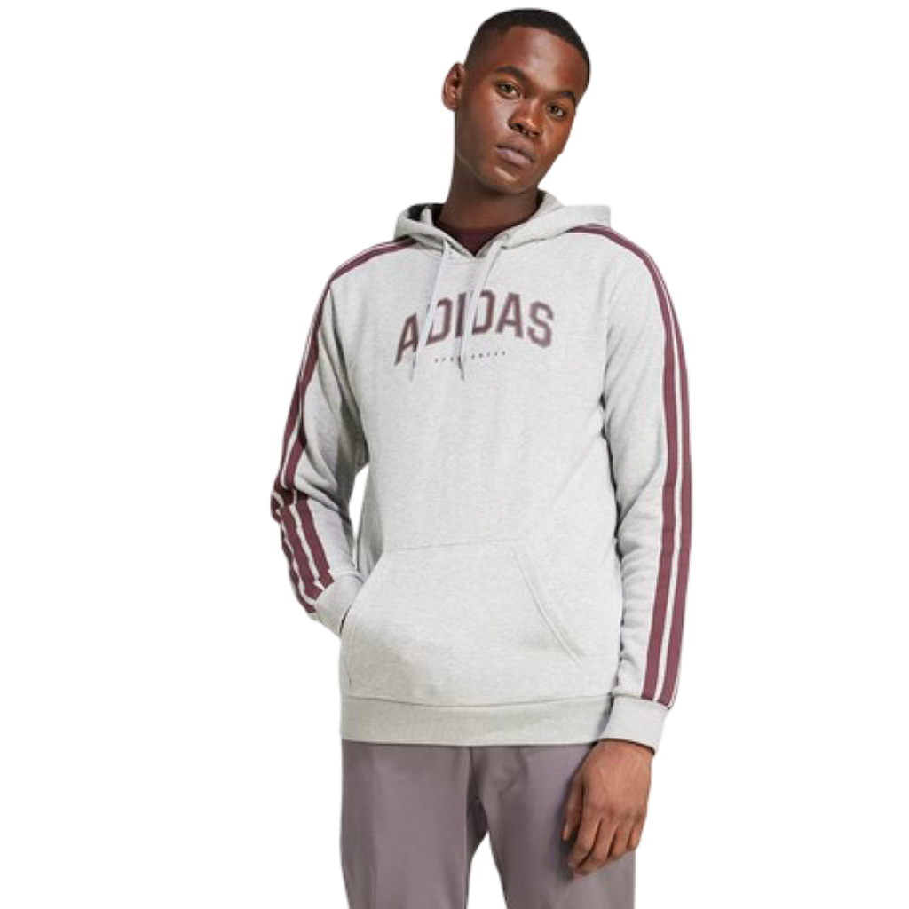 Sudadera ADIDAS HOODED SWEAT FITNESS JV6505 Blanco