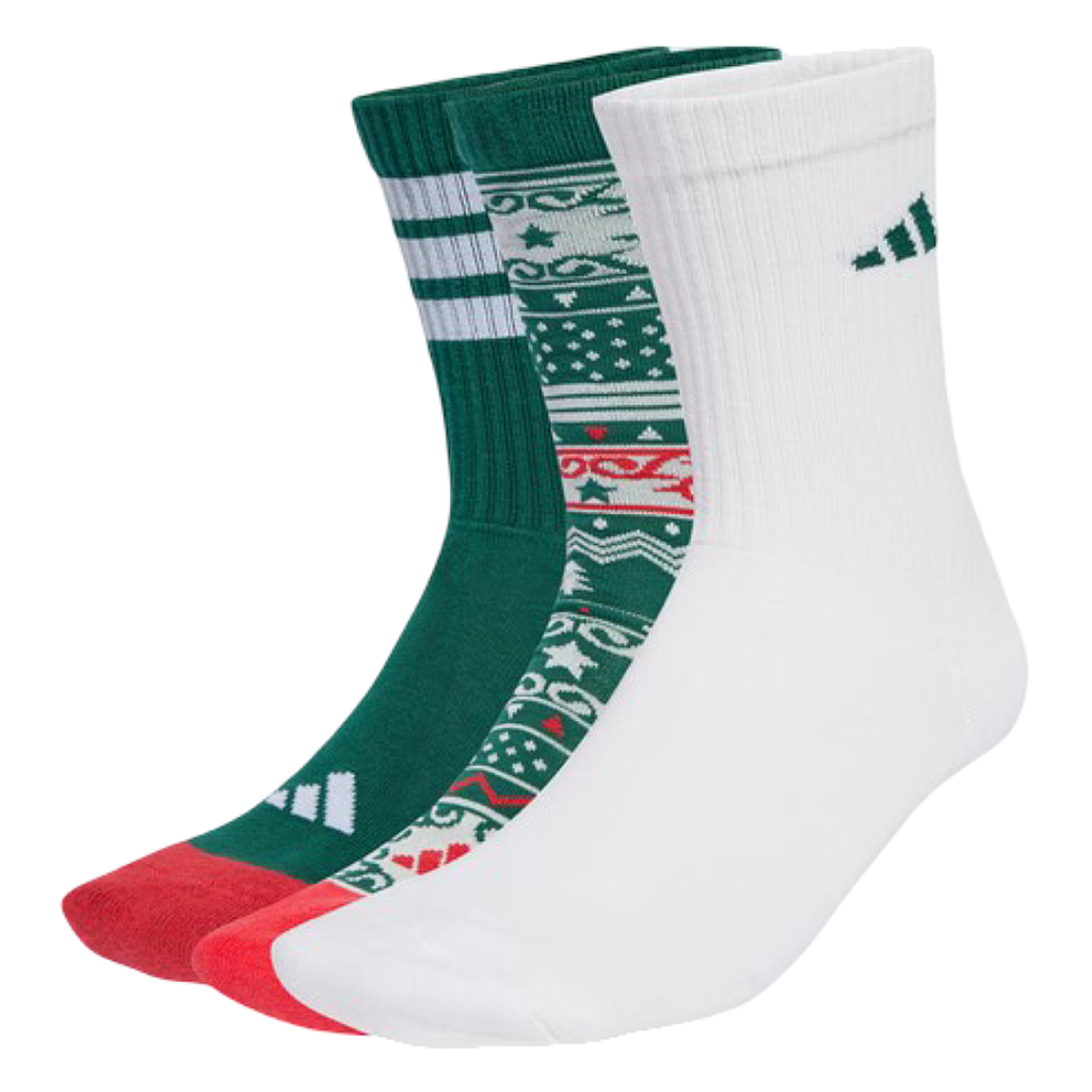 Calcetín ADIDAS GFX CREW 3PP COLLEGIATE JX9073 Verde