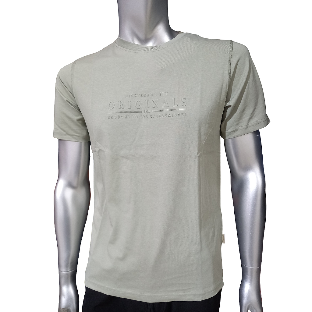 Camiseta JACK & JONES JORCATSKILLS MINIMAL TEE CEW NECK LN 12290315 Verde Verde